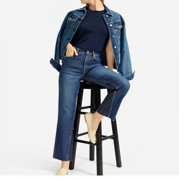 Everlane Women's The Cheeky Bootcut Jeans Size- 27 Crop - Picture 1 of 10
